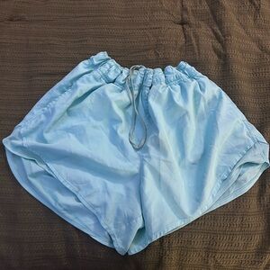 Athletic Works Sky Blue Women's Athletic Shorts